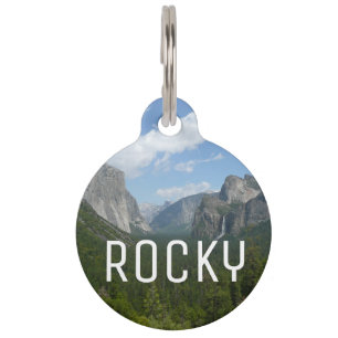 Médaillon Pour Animaux Point d'inspiration dans le parc national de Yosem