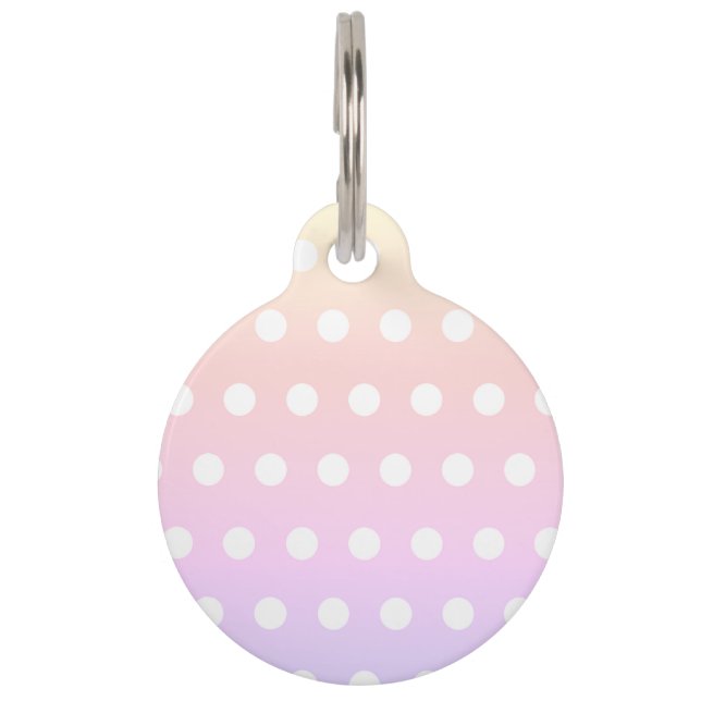 Médaillon Pour Animaux Poka Dots (Devant)