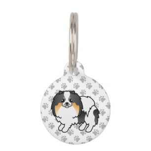 Médaillon Pour Animaux Pomeranian Tricolore Blanc Informations sur les ch