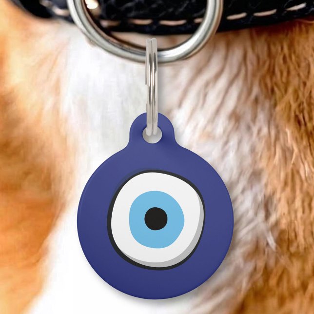 Médaillon Pour Animaux Porte-clés de l'œil mauvais grec (Créateur téléchargé)