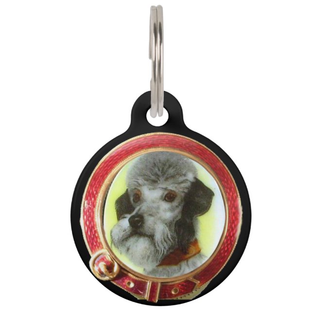 Médaillon Pour Animaux PORTRAITS DE CHIEN DE MINIATURE VICTORIENNE Aireda (Devant)