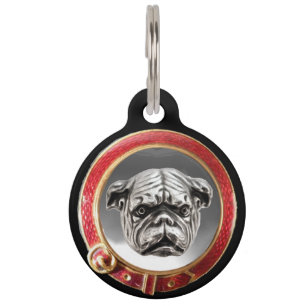 MÉDAILLON POUR ANIMAUX PORTRAITS DE CHIENS VICTORIENS