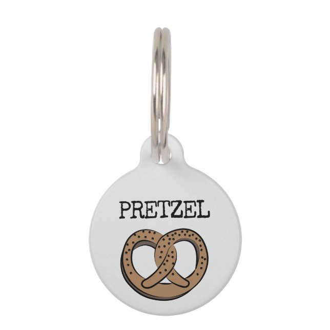 Médaillon Pour Animaux Pretzel (Devant)