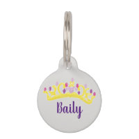 Princess Queen Crown Chien Chat Animal de compagni