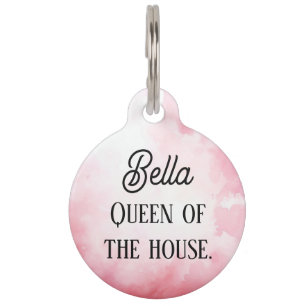 Médaillon Pour Animaux Princesse Reine Chat Chien
