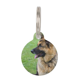 Médaillon Pour Animaux Profil de berger allemand