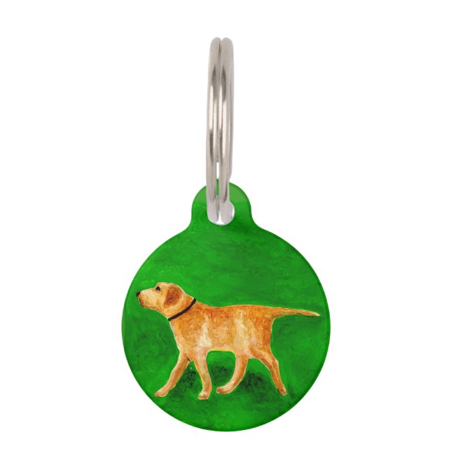 Médaillon Pour Animaux Promener mon chien (Devant)