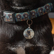 Pug heureux à la plage personnalisable