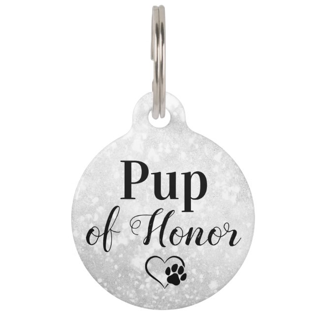 Médaillon Pour Animaux Pup Of Hononalized Chien Personnalisé Mariage anim (Devant)
