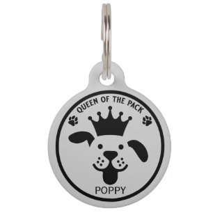 Médaillon Pour Animaux Queen Of The Pack Chien