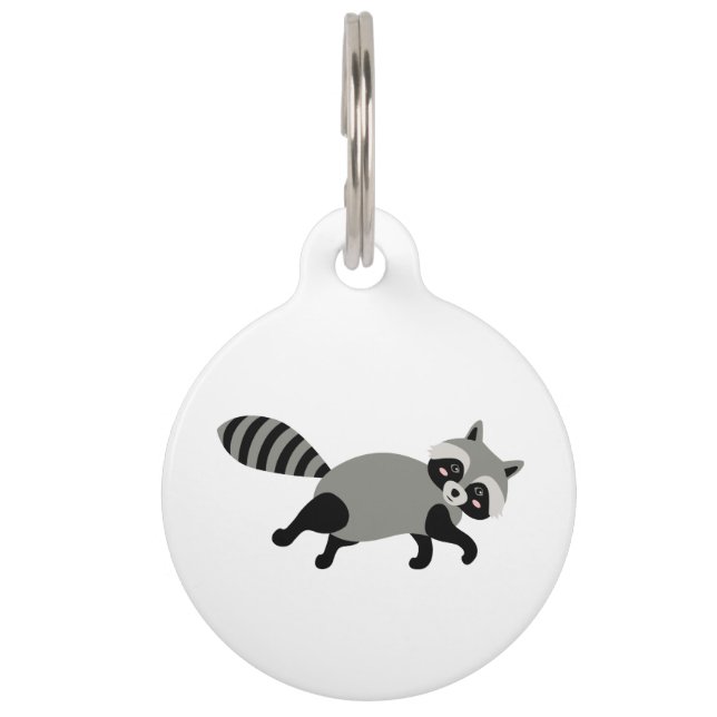 Médaillon Pour Animaux Raccoon (Devant)
