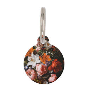 Médaillon Pour Animaux Rachel Ruysch - Fleurs Dans Un Vase En Verre