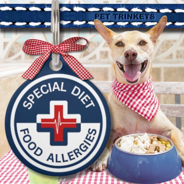 Médaillon Pour Animaux Régime spécial Allergy Chien Chat (Créateur téléchargé)