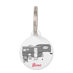 Médaillon Pour Animaux Remorque classique Caravan Thunder_Cove
