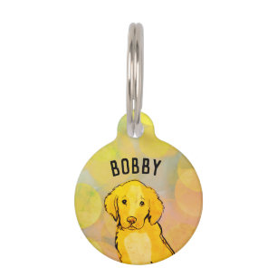 Médaillon Pour Animaux Retriever doré