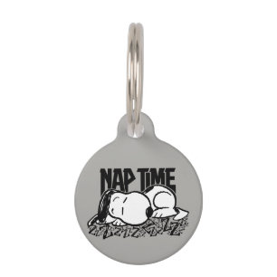 Médaillon Pour Animaux Rock Tees La sieste de Snoopy
