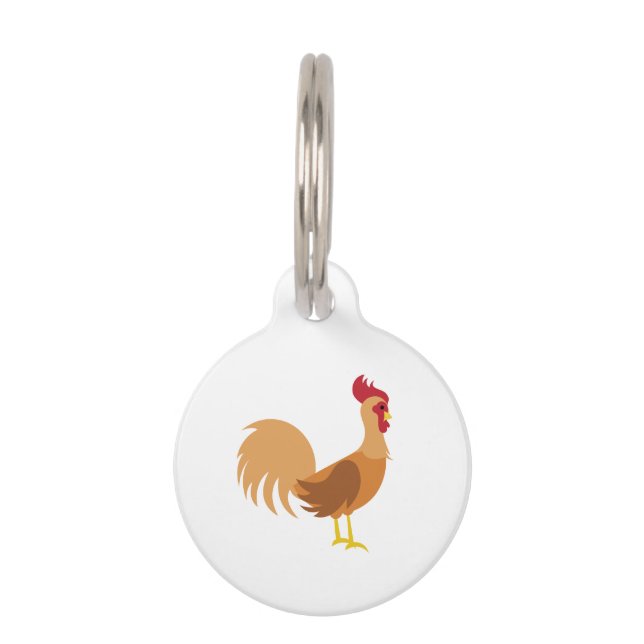 Médaillon Pour Animaux Rooster (Devant)
