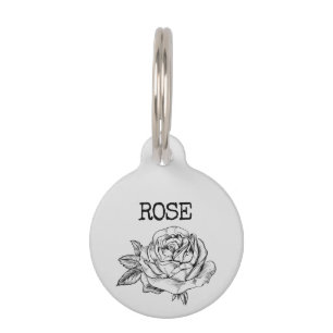 Médaillon Pour Animaux Rose