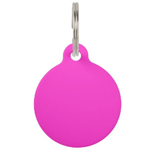 Médaillon Pour Animaux Rose Fille