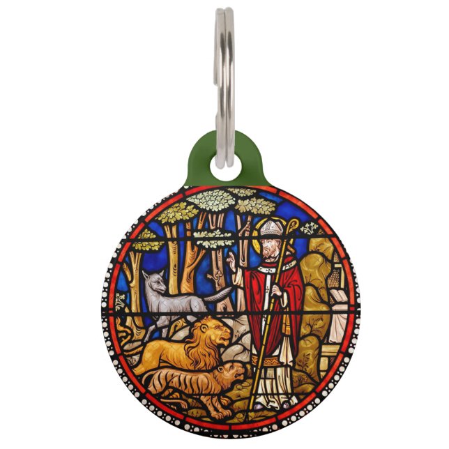 Médaillon Pour Animaux Saint François Protecteur animal (Devant)