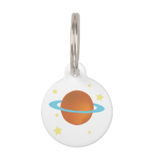 Médaillon Pour Animaux  Saturne