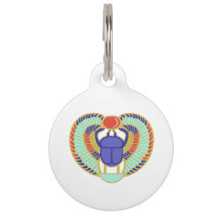 Médaillon Pour Animaux Scarab égyptien