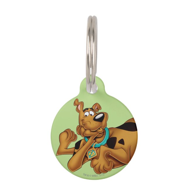 Médaillon Pour Animaux Scooby Doo Allongé (Devant)