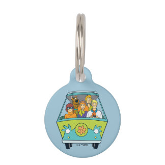 Médaillon Pour Animaux Scooby-Doo & Gang Mystery Machine