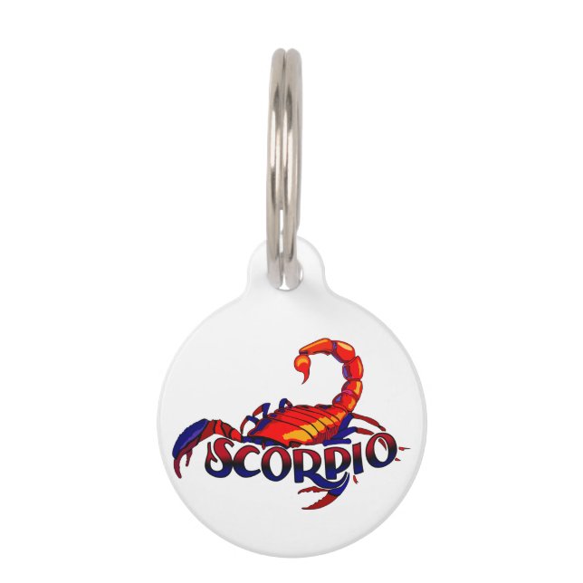 Médaillon Pour Animaux Scorpio (Devant)