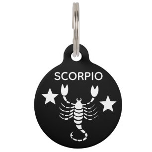 Médaillon Pour Animaux Scorpion