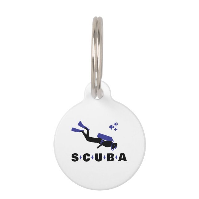 Médaillon Pour Animaux Scuba (Devant)
