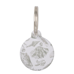 Médaillon Pour Animaux Seashell Soft Antique Art Beach Shops