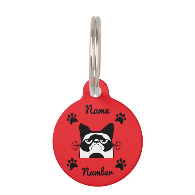 Médaillon Pour Animaux Secourir Les Chats Animaux De Compagnie Accessoire (Devant)