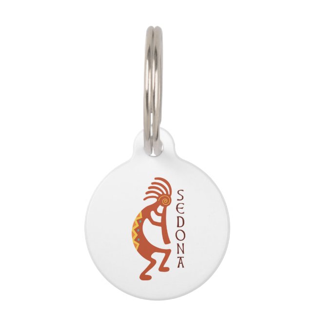 Médaillon Pour Animaux Sedona Kokopelli (Devant)