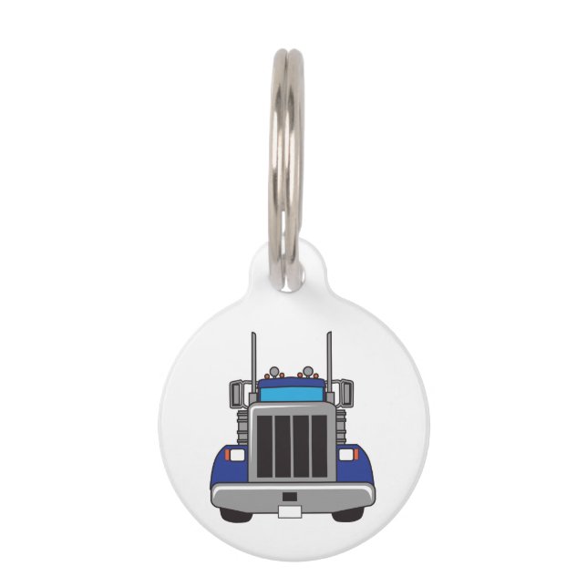 Médaillon Pour Animaux Semi-camion avant (Devant)