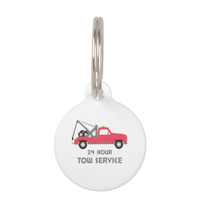 Médaillon Pour Animaux Service Tow (Devant)
