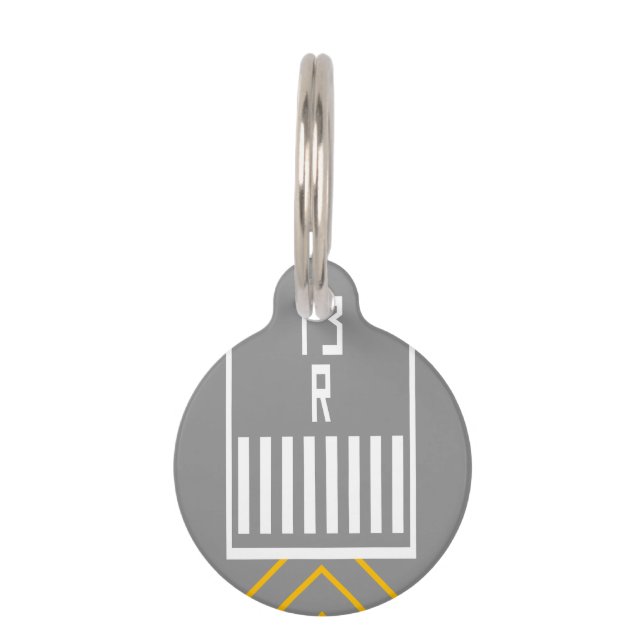Médaillon Pour Animaux Seuil RWY 13R (Devant)