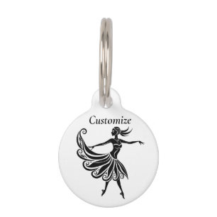 Médaillon Pour Animaux Silhouette Danseuse Africaine Art Thunder_Thunder_
