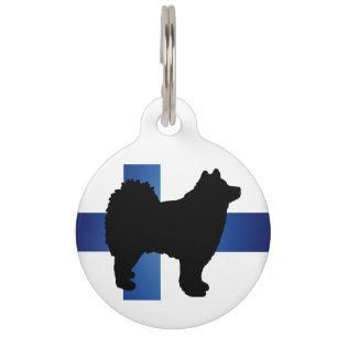 Médaillon Pour Animaux silo finlandais flag-finland.png de lapphund