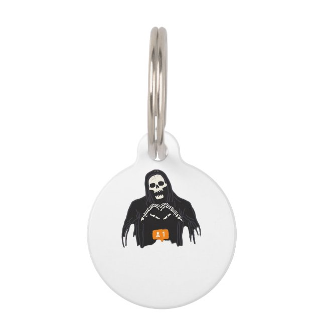 Médaillon Pour Animaux Skeleton Pur-Coeur Follower Classic (Devant)