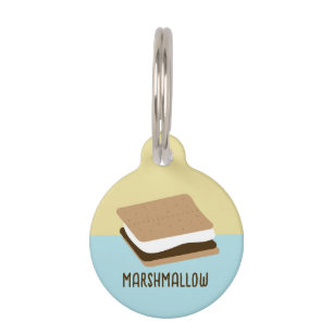 Médaillon Pour Animaux S'mores Marshmallow