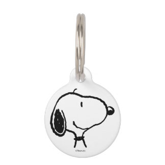 Médaillon Pour Animaux Snoopy Smile Giggle Laugh Pattern