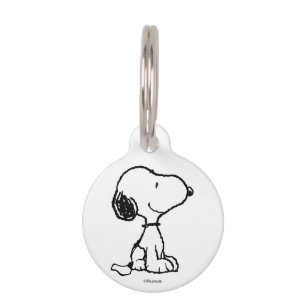 Médaillon Pour Animaux Snoopy & Woodstock Fun & Flowers