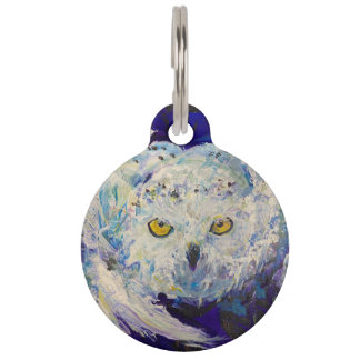 Médaillon Pour Animaux Snowy Owl Knowledge Maureen Girard Bird Spirit