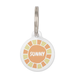 MÉDAILLON POUR ANIMAUX SOLEIL