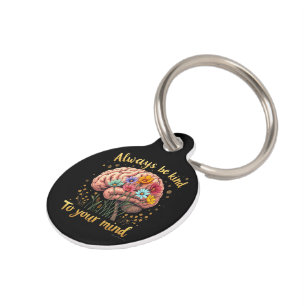 Médaillon Pour Animaux Soyez toujours gentil avec votre esprit Choisissez