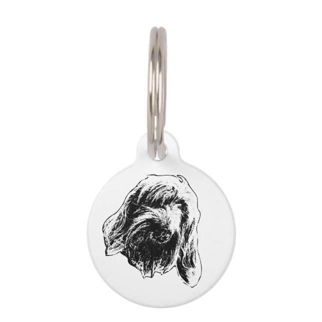 Médaillon Pour Animaux Spinone Copain de Sortie (Devant)