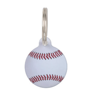 Médaillon Pour Animaux Sports de base-ball