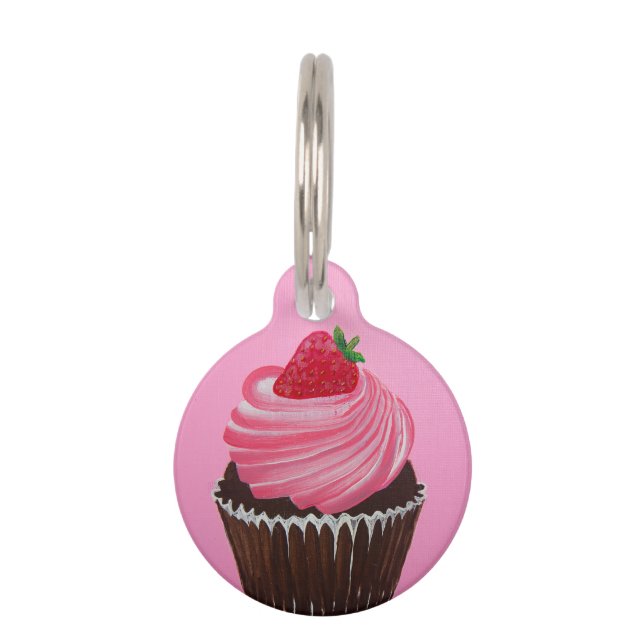 Médaillon Pour Animaux Sucre de fraise (Devant)