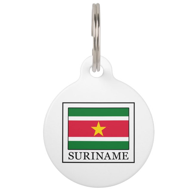 Médaillon Pour Animaux Suriname (Devant)